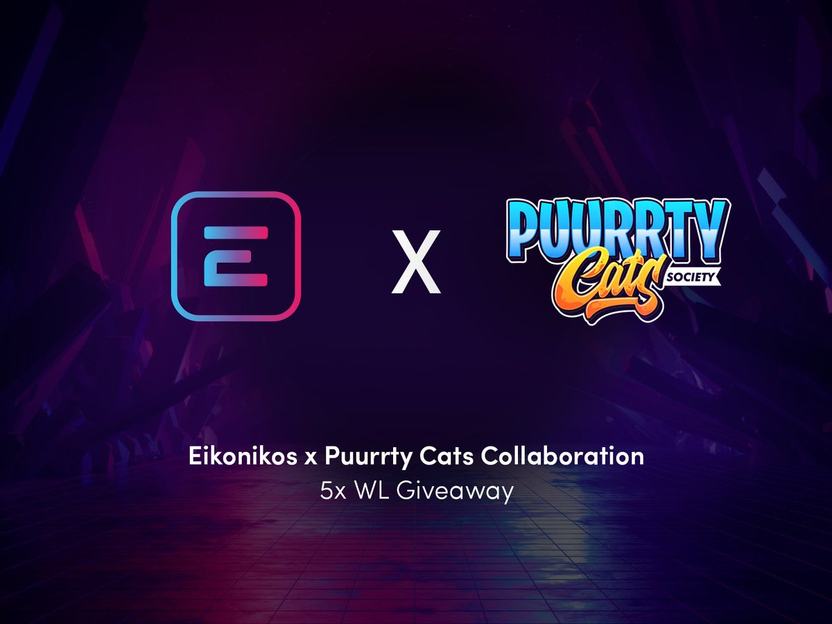 🔥 PuurrtyCats x EIKONIKOS 🔥

We proudly informs the collaboration with <a href="/Eikonikos_HQ/">EIKONIKOS</a> to giveaway 5 Whitelist spots for their upcoming launch!🥳

Tasks:
✅ Follow  <a href="/PuurrtyCats/">Puurrty Cats Society CNFT</a> <a href="/Eikonikos_HQ/">EIKONIKOS</a> 
✅ Like &amp; RT
✅ Tag 3 friends

Ends in 24 hours!⏳