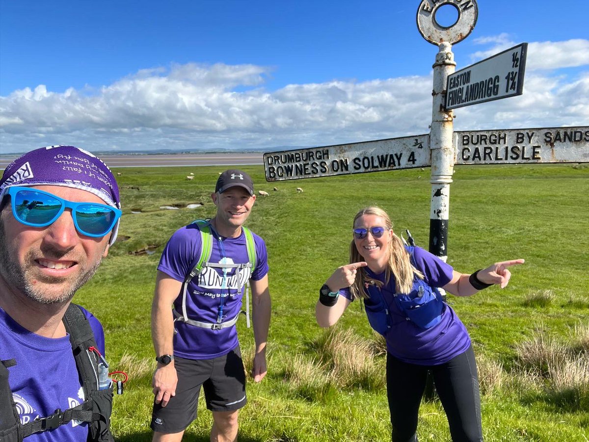 Day 1 - ✅ first runners home. Still some of the team grinding out the miles. Please donate localgiving.org/fundraising/ru…
