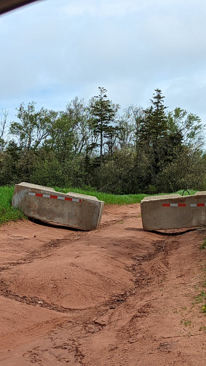 TrishaBourque's tweet photo. Why is this access road blocked off again? @InfoPEI Can't get to #CapeTryon lighthouse https://t.co/ZDmKTf5xKi
