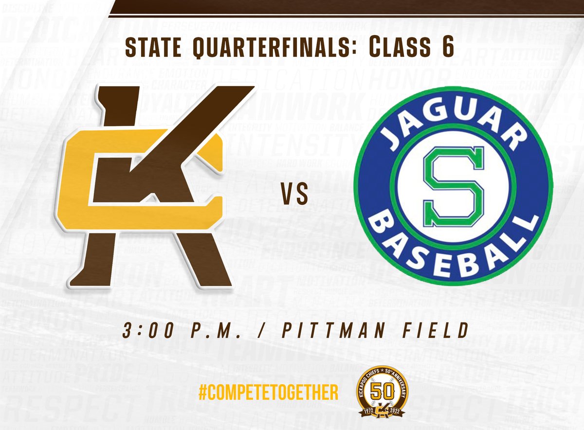 Baseball Game Today: State Quarterfinals vs Blue Springs South. 3pm. See you at THE PITT!