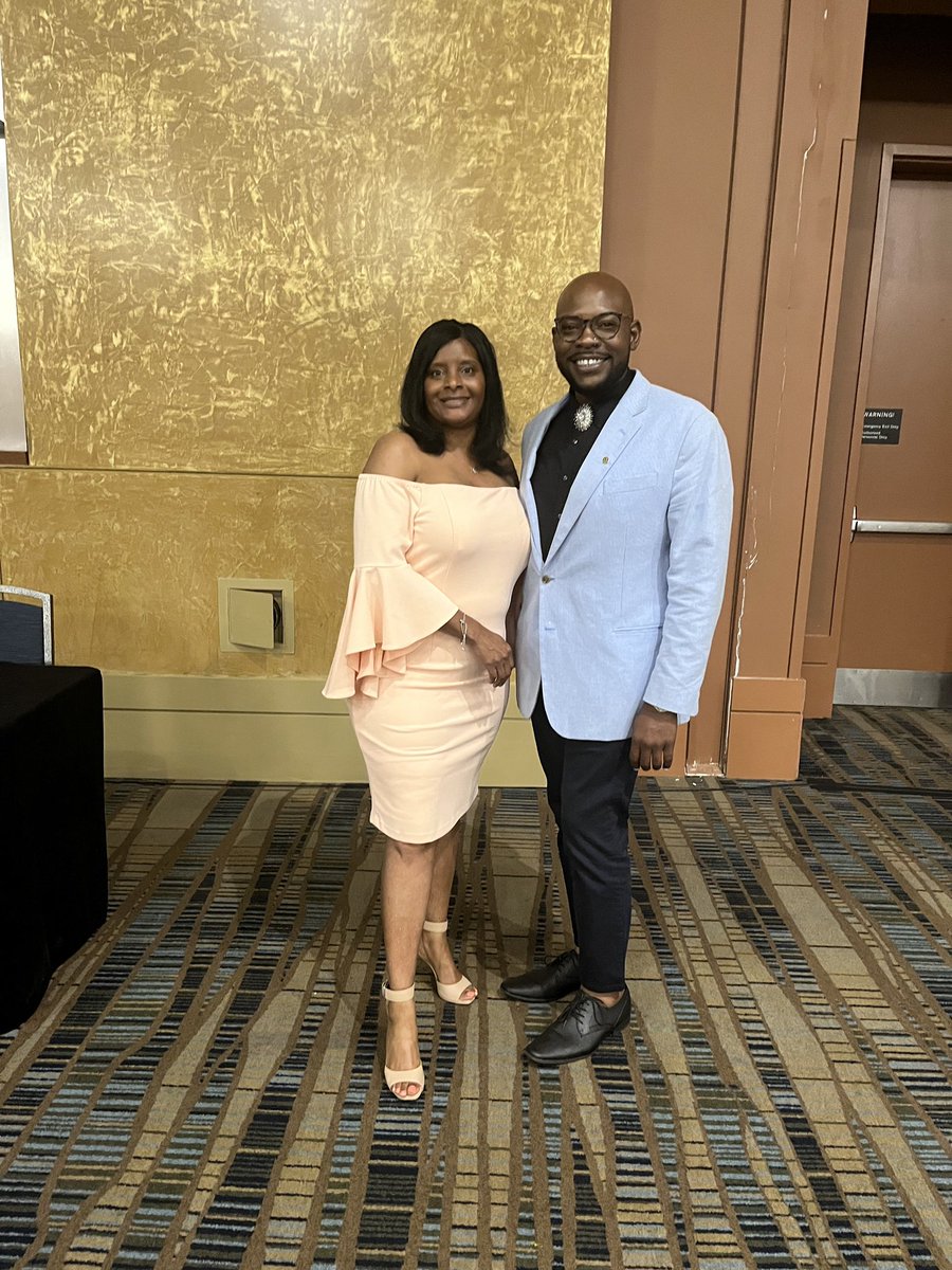 Congratulations to our 2022-2023 Teacher of the Year, Mr. Smalls. Your vivacious energy with and for our students is surly noted. We are excited for the works we know will continue through your focus and creativity next year. (2021-2022 TOY, Shanta Bamberg, pictured left)