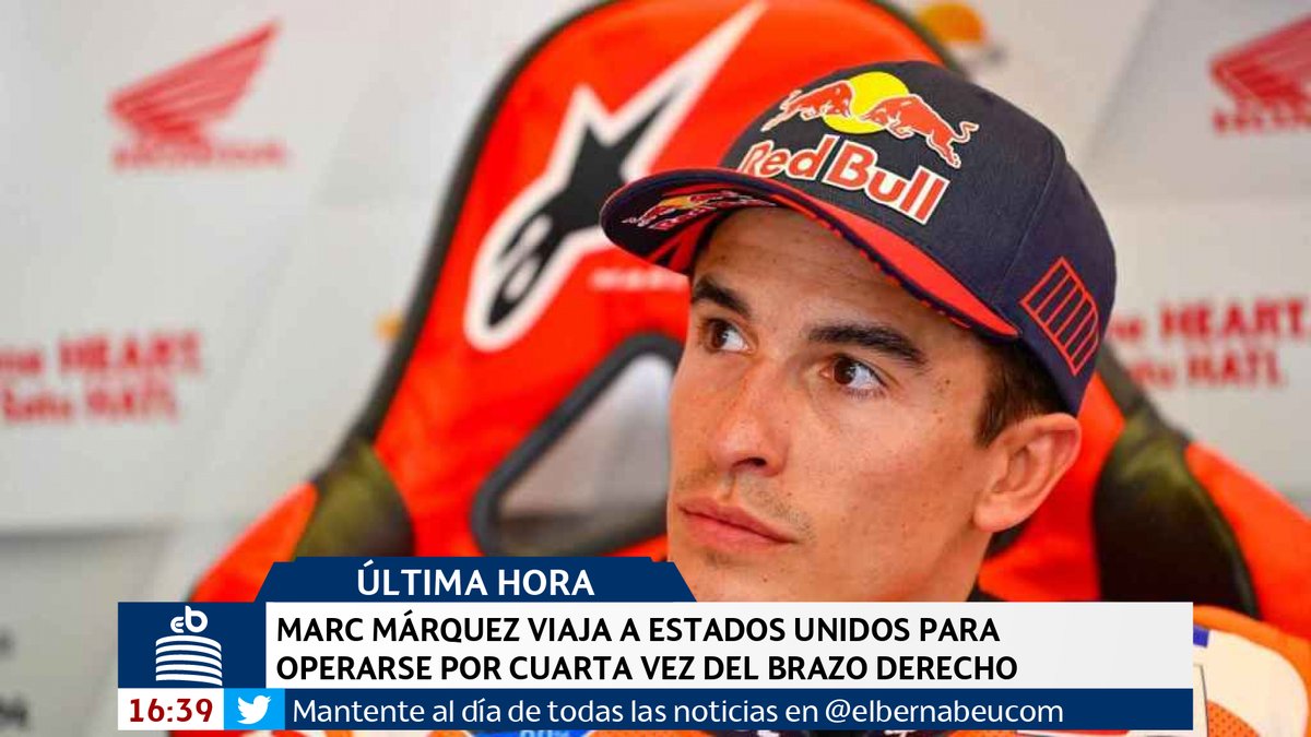 🔴 #ÚLTIMAHORA | Marc Márquez viaja a Estados Unidos para operarse por cuarta vez del brazo derecho elespanol.com/deportes/motor…