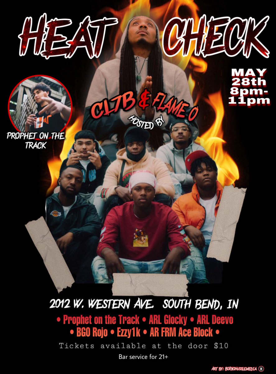 meech_sb's tweet photo. We going live tonight! Come out and support local artist in South Bend! https://t.co/VGLcK2Q6aO