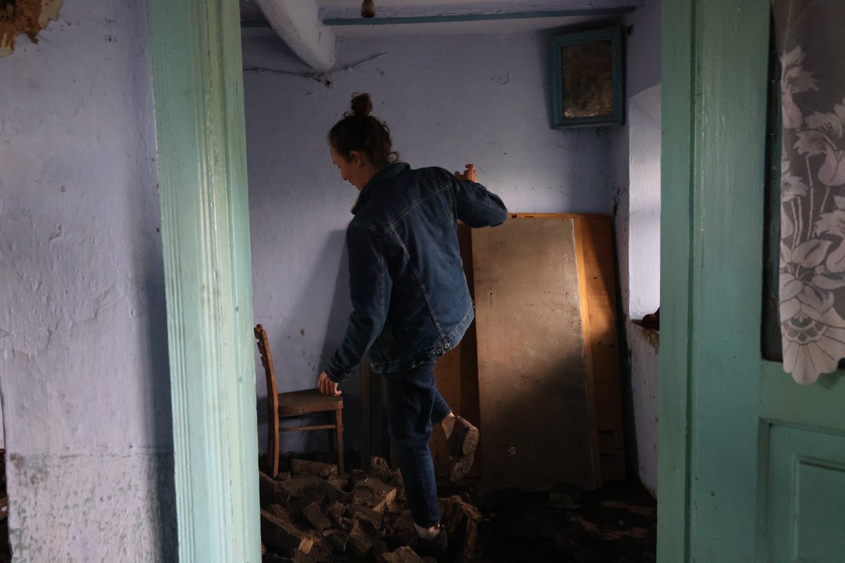 janicedickson's tweet photo. In Rusanda Alexandru Curca’s village in Moldova, there are about 100 abondoned homes. She showed me a few that she’s fixing up for Ukrainian refugees: https://t.co/ZB71GH9XZi #Moldova #Ukraine https://t.co/3VhcFHMTSy