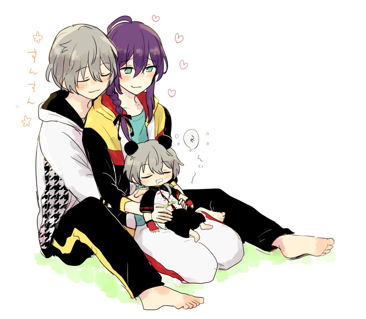 korisu1600's tweet photo. #ニキマヨ創作60分
@nikkymayo 
「リラックス」「バックハグ」＋10m https://t.co/YTYR974fR3