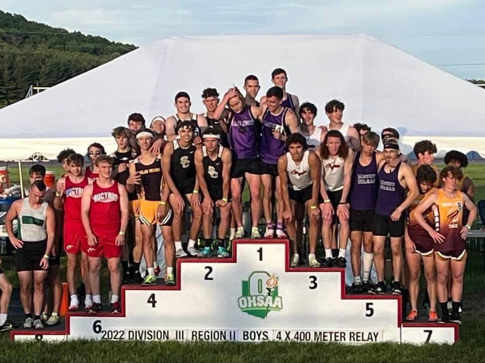 WeAreSCHS44837's tweet photo. ❗️ATTENTION❗️ The boys 4x200 and  4x400 relay teams broke records last night!!! The 4x200 team had a time of 1:31.66 and finished as Regional Champions! The 4x400 team had a time of 3:27.16 and finished as Regional Runner-ups! Congrats boys!!!! #GOTROJANS https://t.co/MgEqfSv3qy