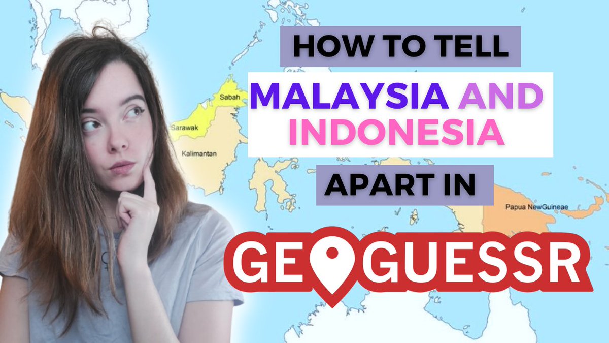 interjace's tweet photo. HOW TO TELL MALAYSIA FROM INDONESIA IN GEOGUESSR

Took me nearly a month to finish! Would love if you retweet/ share <3 Hope it helps
https://t.co/nHAf2ogK8r https://t.co/ALqwtf66q4