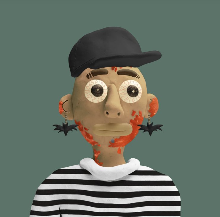 MoonBag_'s tweet image. Picked up a Good Charlotte @claymates to go along with my two OG’s 

#CNFTCollection #ClayNation #ADA @TheBillyMartin