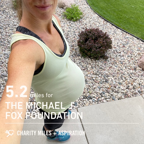 MKKegler's tweet photo. 5.2 @CharityMiles for @MichaelJFoxOrg. https://t.co/W0LU3RSI48