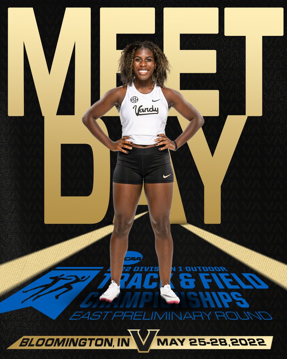 Final day of the NCAA East Prelims! 

⏰ 1 p.m. ET / noon CT 
⚓️ Discus, 4x100, 1500, 100, 400, 4x400
🔥 vanderbi.lt/3aqu9
📺 vanderbi.lt/y6t-4
📊 vanderbi.lt/b6gy1

#AnchorDown