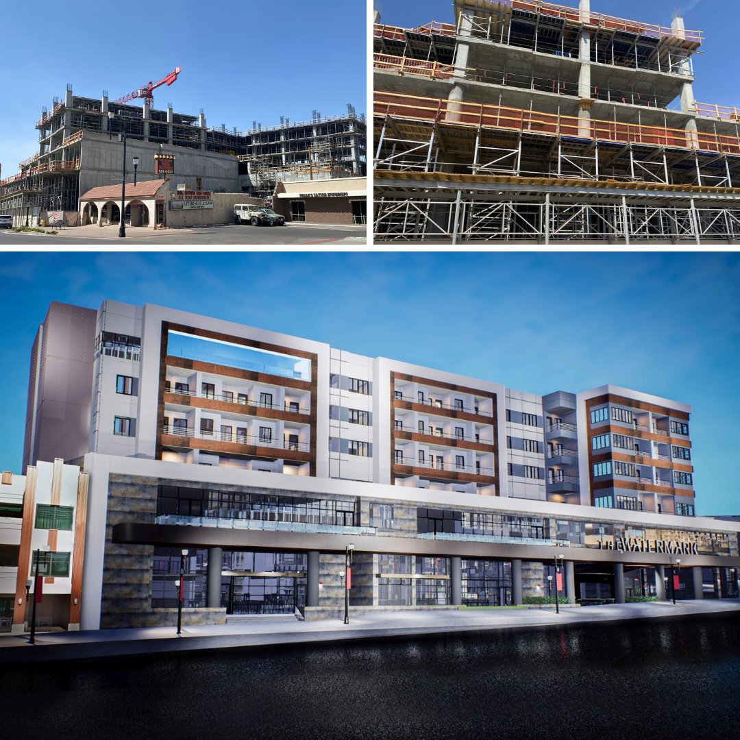 This luxury seven-story, mixed-use apartment complex will significantly change downtown Henderson when it opens in Q4.  It will have a pool on the roof and amazing views of the Las Vegas strip. Looking forward to managing the Watermark and pre-leasing inquiries now!