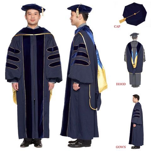 AKasingye's tweet photo. I have always interested myself on how we wear the hood on graduation. Frame 1 is wrong. The hood flows behind. Its tip should be under a tie or fastened with first shirt/blouse button. The course colours should flow behind the graduand where congratulatory note/money is placed. https://t.co/VAcE0jbQAC