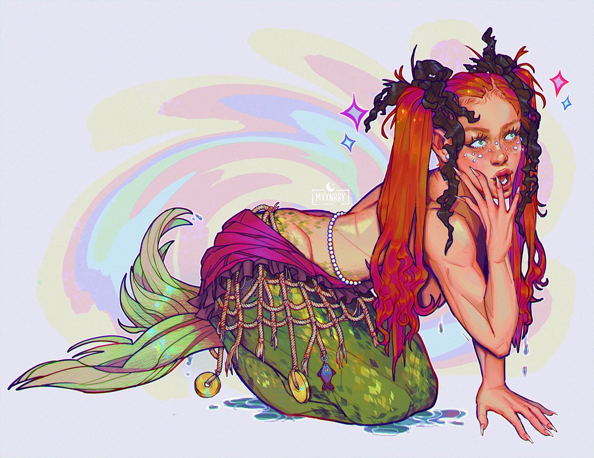 🧜‍♀️ ✨
#mermay #mermay2022 #art #illustration #digitalart #ArtistOnTwitter