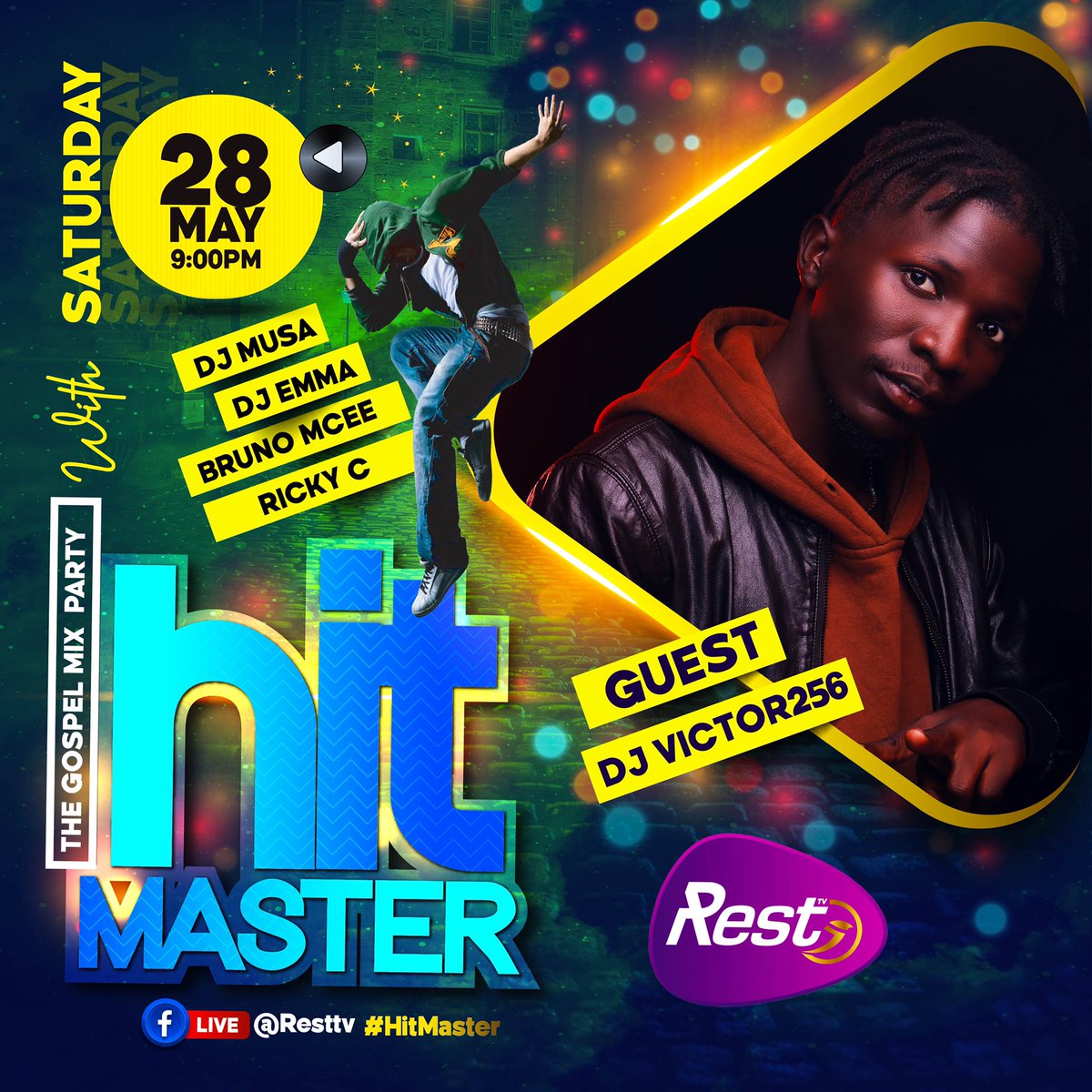 SRVictor256's tweet photo. The road to @hypetakeover continues, tonight weโre bringing the party to @tvrestug with @DjmusaM @DEEJAYEMMA3
9pm ft @PaulSelah The Official Hypeman & the hype squad
#HitMaster #HypeTakeOver #NoHypeNoParty https://t.co/BitW0zFiKo