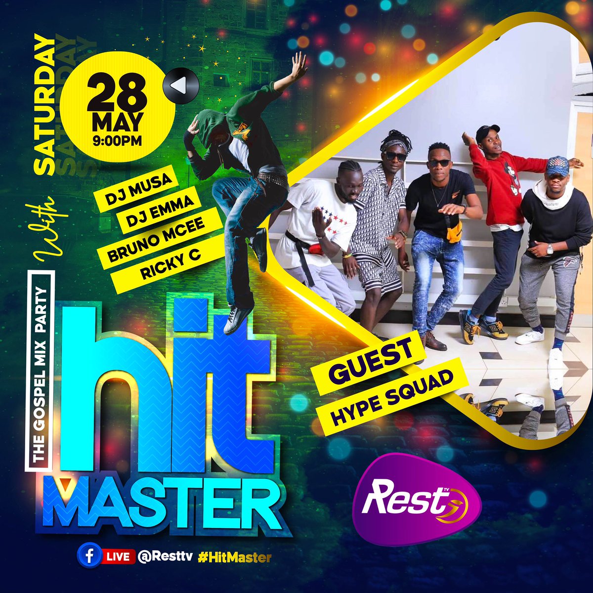 SRVictor256's tweet photo. The road to @hypetakeover continues, tonight weโre bringing the party to @tvrestug with @DjmusaM @DEEJAYEMMA3
9pm ft @PaulSelah The Official Hypeman & the hype squad
#HitMaster #HypeTakeOver #NoHypeNoParty https://t.co/BitW0zFiKo