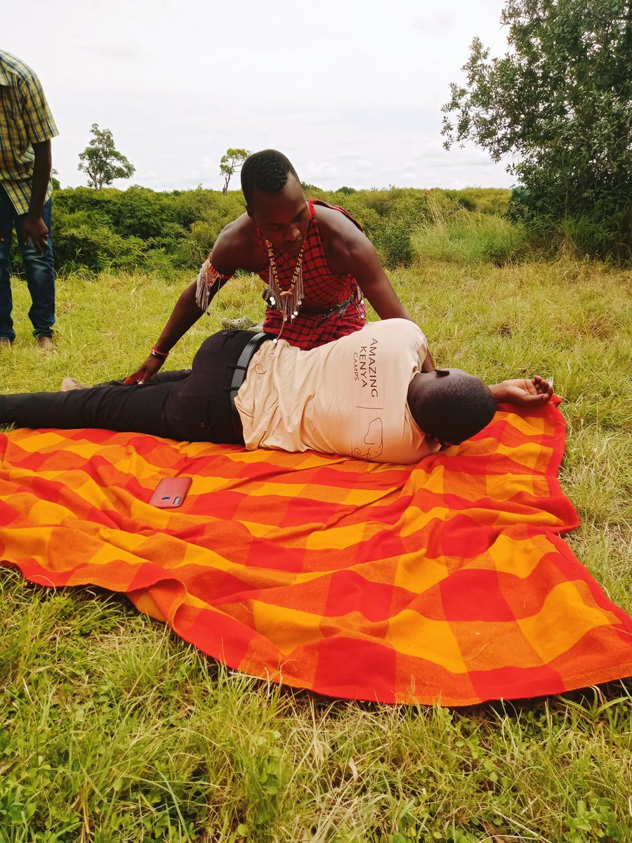 elite_rescue's tweet photo. It is a privilege to train the staff of Amazing Mara Camp on first aid in the Bush. The skills will help them undertake their job safely and act accordingly incase of any medical emergency

#amazingmaracamp
#masaimara
@AmazingMaraCamp
@japhlet3 
@MasaiMara_Kenya 
@talekriver https://t.co/gFdw5i74Py