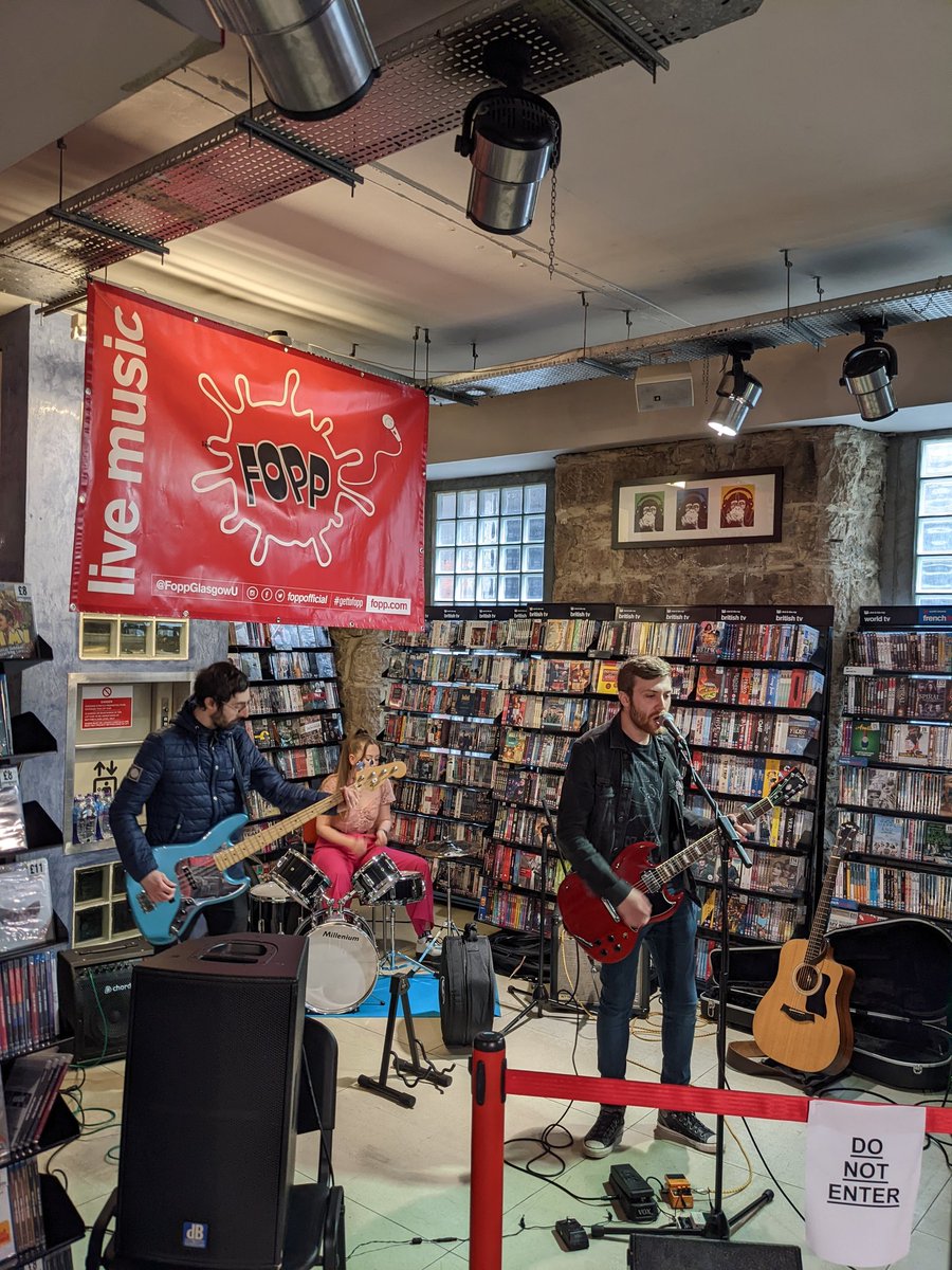 FoppGlasgowU's tweet photo. #Verces are about to hit the stage! 

Plenty space upstairs, come along now - FREE live music until 5pm! 🔥

#gettofopp #fopp #glasgow https://t.co/8vSkUQ5NFt