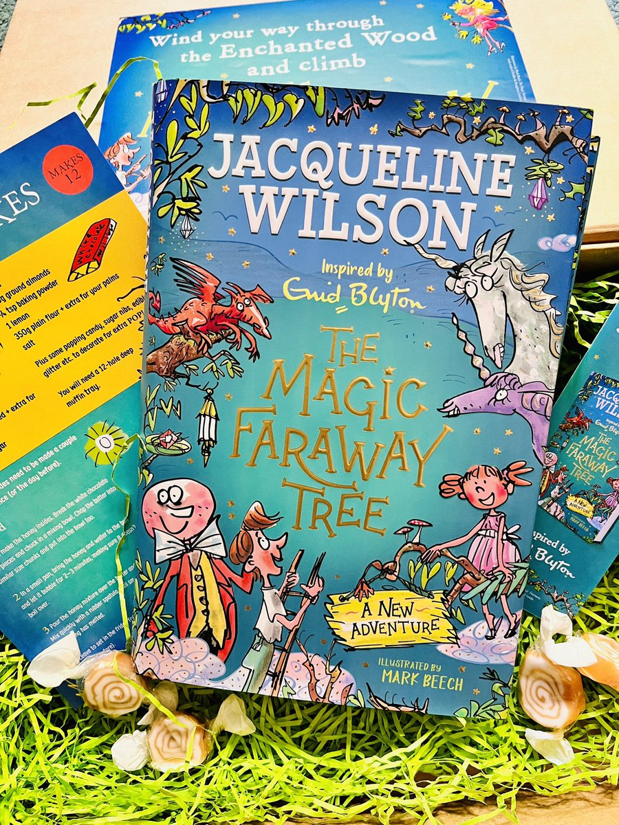 BookSuperhero2's tweet photo. I’m sure lots of you probably enjoyed reading #TheMagicFarawayTree when you were younger & will be pleased to hear that #JacquelineWilson has brought back some familiar faces for a fresh new adventure. @HachetteKids illustrated by #MarkBeech https://t.co/ygdNff0O35