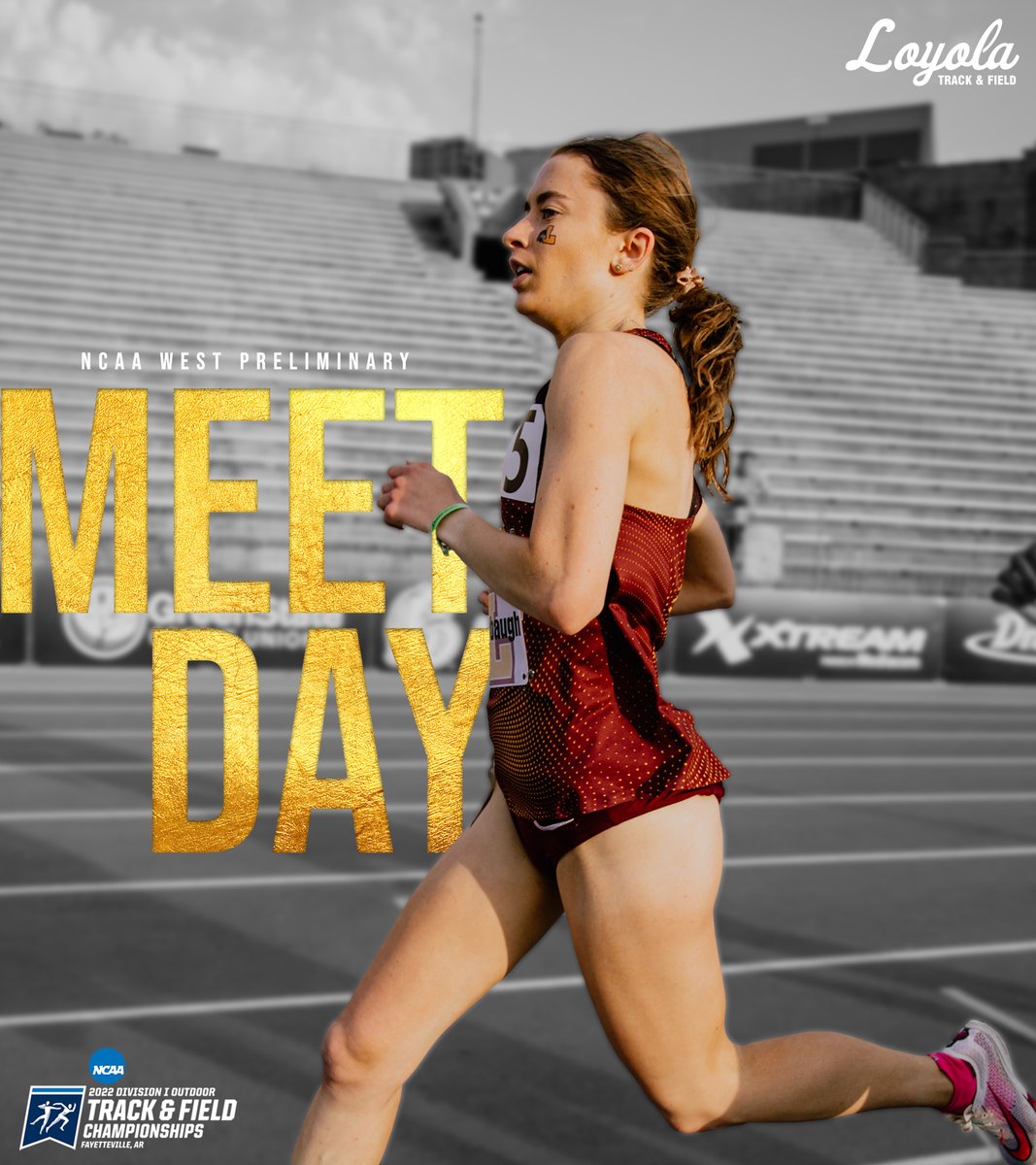 #NCAATF MEET DAY! <a href="/chengesbaugh1/">Claire Hengesbaugh</a> sees action in the 5,000m run tonight at 8:10 p.m. as #LUTF wraps up the <a href="/NCAATrackField/">NCAA Track & Field</a> West Preliminary! 

💻 es.pn/3z4WPiW
📊 bit.ly/3sVn8nA

#OnwardLU #MVCTF