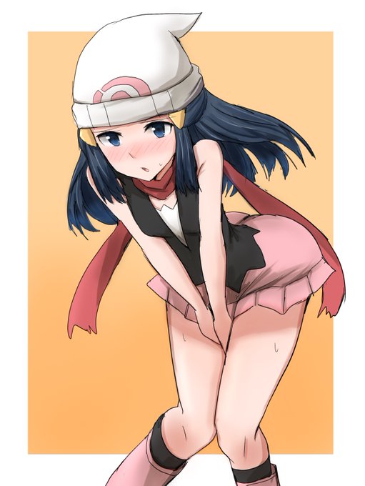 ポケモンのヒカリちゃんのおしがま。 