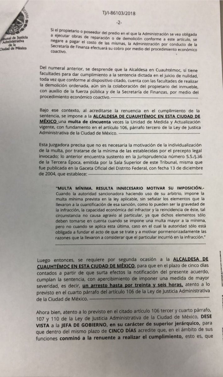 lacuauhtemoc's tweet photo. 🚨#sandracuevas en otro lío x NO cumplir LEY! Podrían arrestarla al negarse a acatar orden de @TJA_CDMX❗️Por años antro ilegal  #toledorooftop causó molestias a vecinos de @LaColoniaJuarez @NoAlToledoRoof demandan y GANAN @AlcCuauhtemocMx y Cuevas no cumple. Ya la multaron. https://t.co/7CiaCowslD