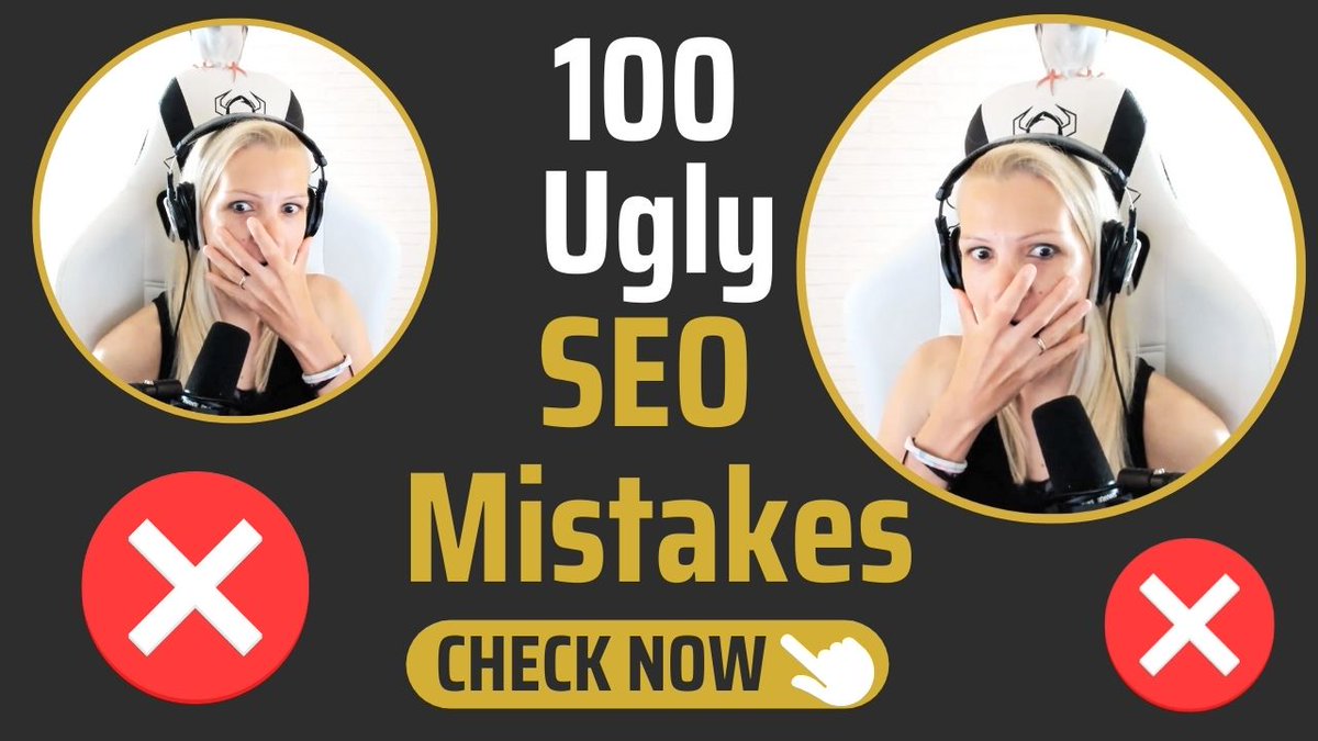 olgazarr's tweet photo. 😍 My SEO friends! 
I've finally finished my 10K-word list of the top 100 #SEO mistakes I identified in the last 100 SEO audits I performed. 
Hope it helps you with your SEO journey! If you like it, please share it! Thank you! 🙏
https://t.co/Hxo1aHytZf https://t.co/kYONoYGii4