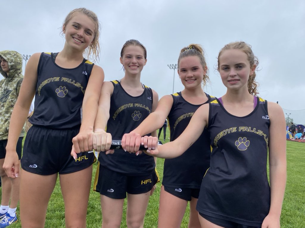 Girls 4x8 takes 2nd.