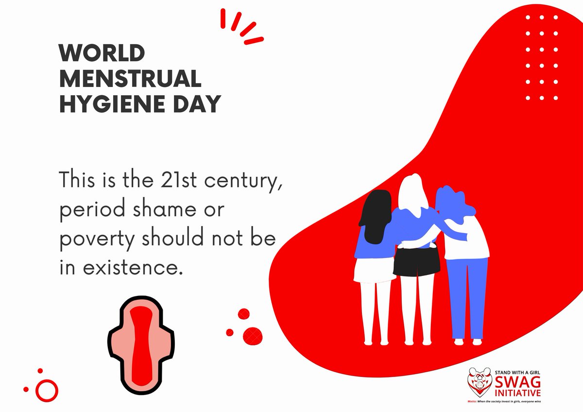 swag_initiative's tweet photo. It's World Menstrual Hygiene Day and here is a reminder that menstruation is natural.
The world must make menstruation a normal fact of life by 2030.
#Endperiodshame #periodasnaturalpartoflife #periodeducation #Normalizeperiodtalk #periodfreedom2030 https://t.co/Boz9gcycwk