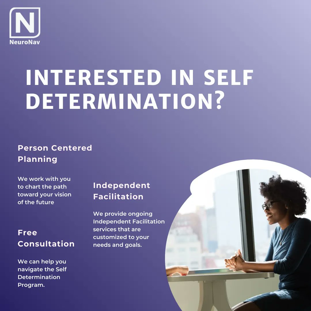 Get free individualized support for Self Determination today!

Neuronav.org/services

#neurodivergent
#disabilityawareness
#selfdeterminationprogram