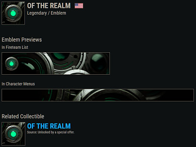 didonand21's tweet image. J'lache mon code d'emblème "Of the realm" récupéré durant le 30e anniversaire !

Pour participer, tu connais :
- RT
- Follow @didonand21 + follow Twitch (lien en description)

Tirage le 15/06 ! Le gagnant peut aussi avoir la pièce étrange en déco si il veut, je n'en fais rien 😄