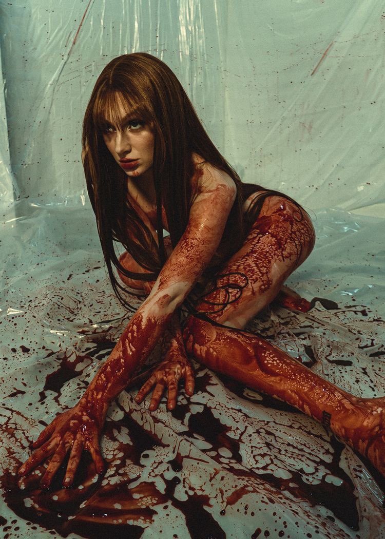 Something about women covered in blood