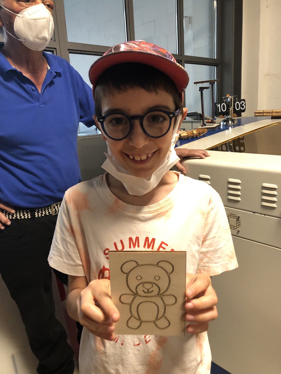 CoderDojoPavia's tweet image. Lasercut after #Inkscape Lab at Coderdojo Pavia in Ctrl+Alt Museum #Pavia #museum #compvter