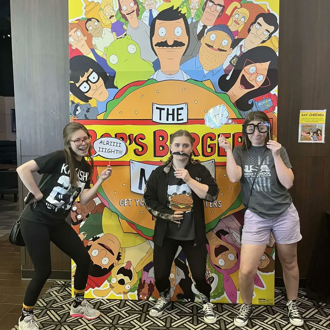 the_mightybee_'s tweet photo. Was a great birthday yesterday!! The Bobs Burgers movie is definitely something you want to see🎉 https://t.co/pAQflwYna4