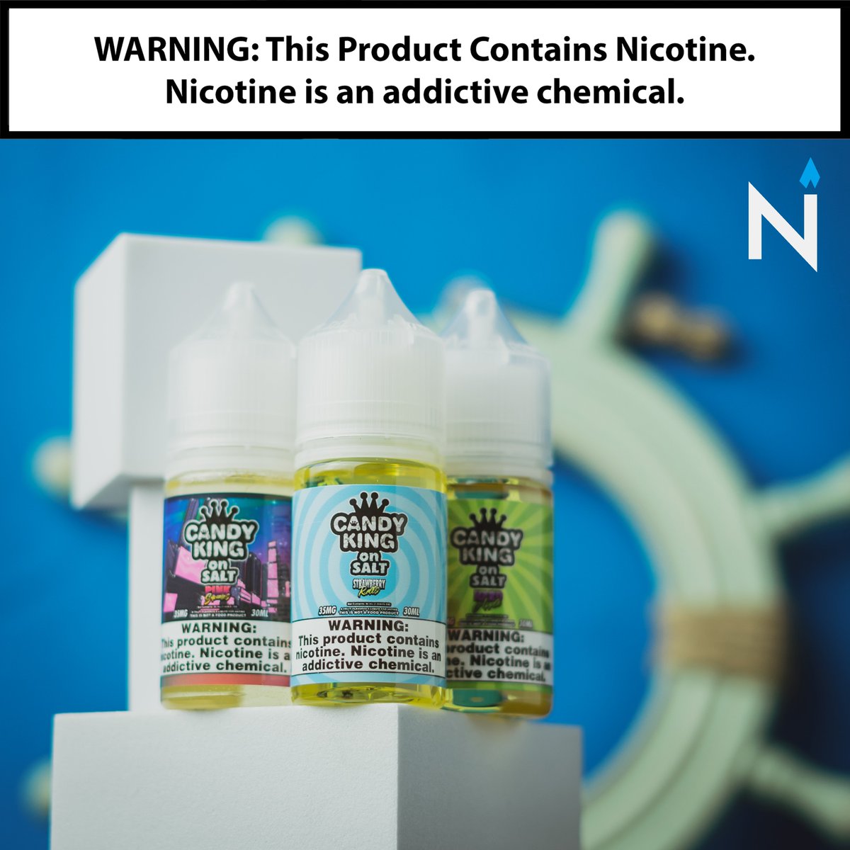 vapordna's tweet photo. Hail to the king!!!! 🤩 Your pod systems are gonna be stoked

Shop Today - https://t.co/w3VorebxAg

-
#VaporDNA #VapeShops #CandyKing #CandyKingEliquid #Eliquid #Ejuice #SaltNic #ShopToday #Vape https://t.co/nBAE8odAlh