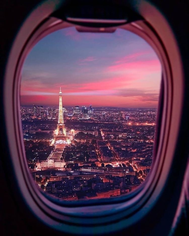 Paris from the sky.