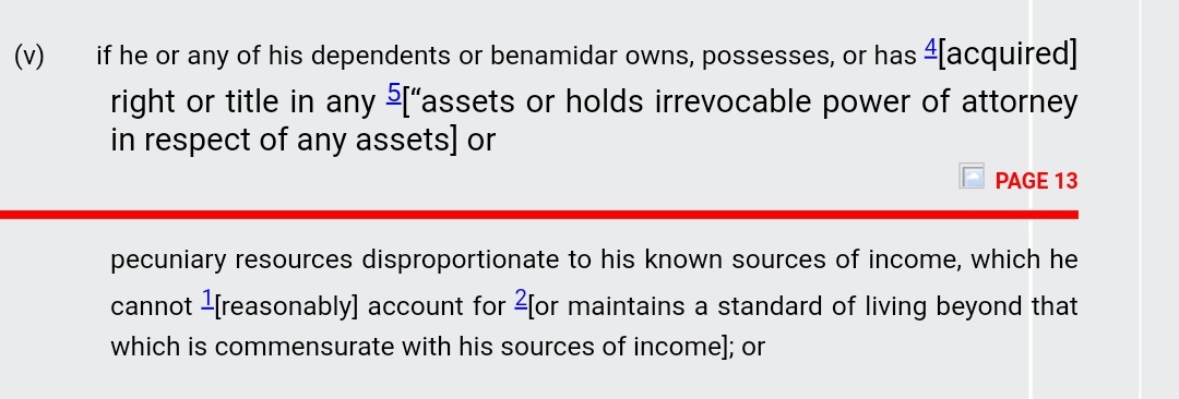 THREAD:How the ammendment in NAB ordinance is an NRO for Nawaz Sharif?The article under which NS was convicted is 9a(v) of the NAB ordinance. It states that a person will be punished for corruption if he has assets that are disproportionate to his known sources of income. 1/n