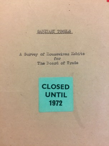 UkNatArchives's tweet photo. For #WorldMenstrualHygieneDay we thought we would explore a curious item in our collections… It’s a report from 1942 titled “Sanitary Towels: A Survey of Housewives’ Habits for the Board of Trade.” 

📷: RG 23/8 https://t.co/7HFxzugmMi