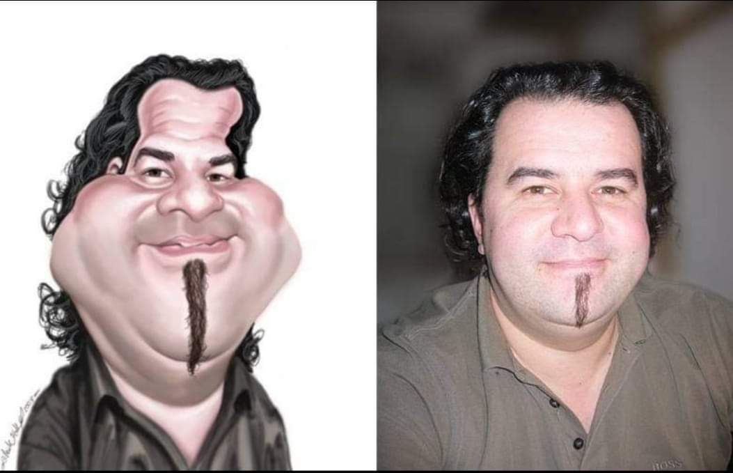 Heres a Caricature i created digitally on my Wacom Cintiq.. 
#digitalart #digitalillustration #caricature