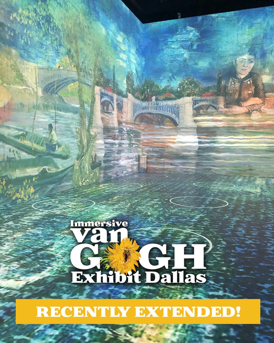 vangoghdenver's tweet photo. 🚨 Our Immersive Van Gogh show has been extended! 🎉 You can now GOGH through July 3rd!

🎟️: https://t.co/bJT6R6Tw24 https://t.co/Mxs17FpCuO
