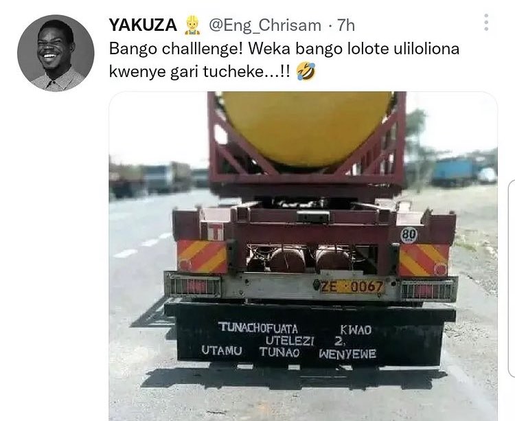 Eazyblessz's tweet photo. #challenge #Tanzania #Nairobi #Comedy #Funnpicture #Picture # #lolote tu #cheke #Bango 😂😂😂 https://t.co/tqo8UxYv1T