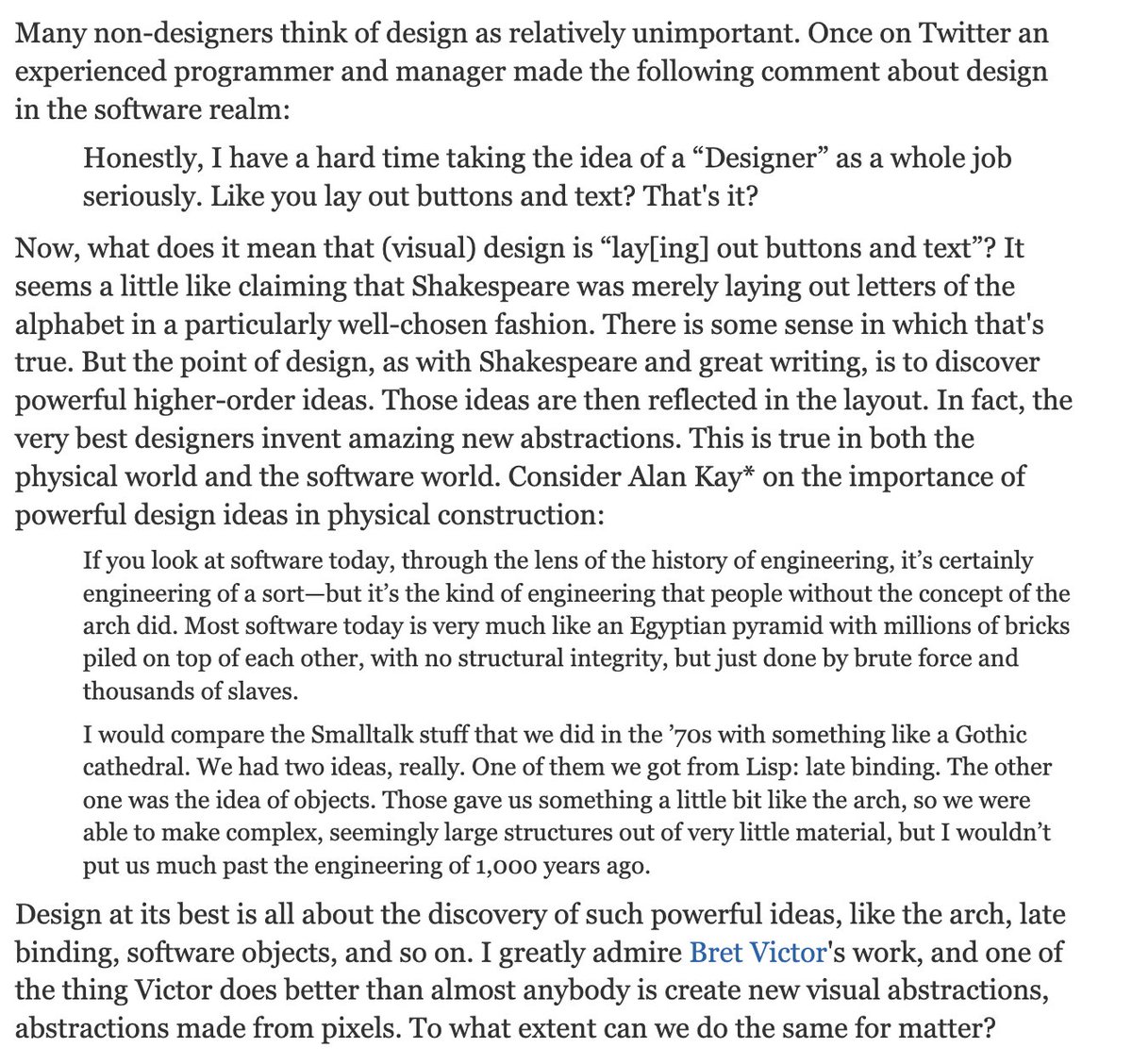 On design versus the natural sciences: