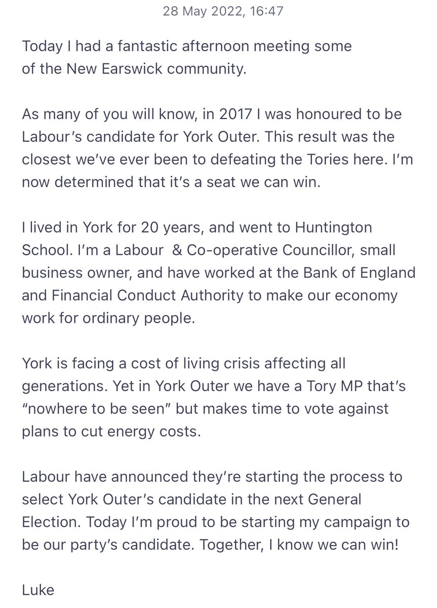 Luke Charters MP tweet media