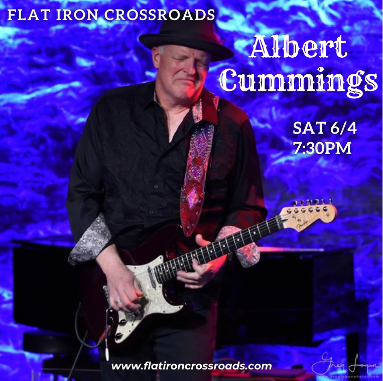 Due to unforeseen circumstances Moonshine Society will be postponed to a later date.  Please stay tuned.  In the meantime make plans to join us next Saturday for blues great Albert Cummings.  Tickets at flatironcrossroads.com.