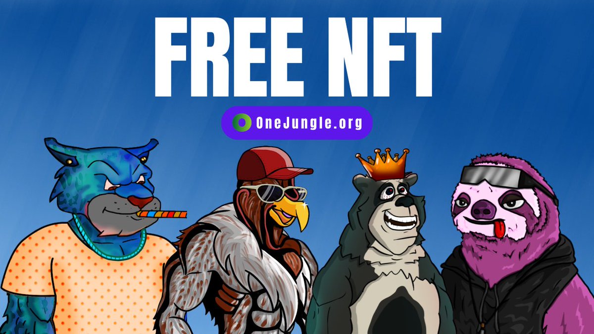 OnejungleOrg's tweet photo. only 9300 or so Buzzards left !
Keep sending those wallet addresses...
Like, follow,RT,tag3 @onejungleorg

1 word to describe feelings, APPRECIATION!
thank you all so much for choosing OJO project!
#nft #nfts #PolygonNFT #NFTGiveaway #FreeNFT #art  #Crypto #Polygon #Airdrop https://t.co/WaZfjp3QwJ