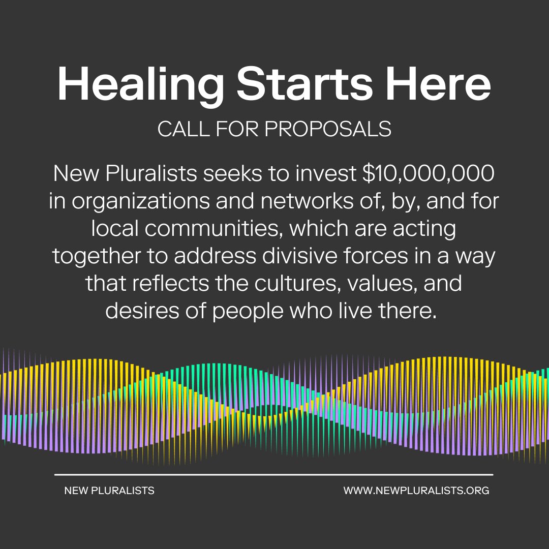 John Templeton Foundation (@templeton_fdn) on Twitter photo What does pluralism look like in action? Look no further than your backyard.
<a href="/newpluralists/">New Pluralists</a> is investing $10 million in local organizations that address division and build belonging.
Learn more and apply here. bit.ly/HealingStartsH… What does pluralism look like in action? Look no further than your backyard.
<a href="/newpluralists/">New Pluralists</a> is investing $10 million in local organizations that address division and build belonging.
Learn more and apply here. bit.ly/HealingStartsH…