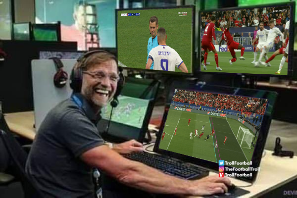 Live scenes from the VAR room #UCLfinal