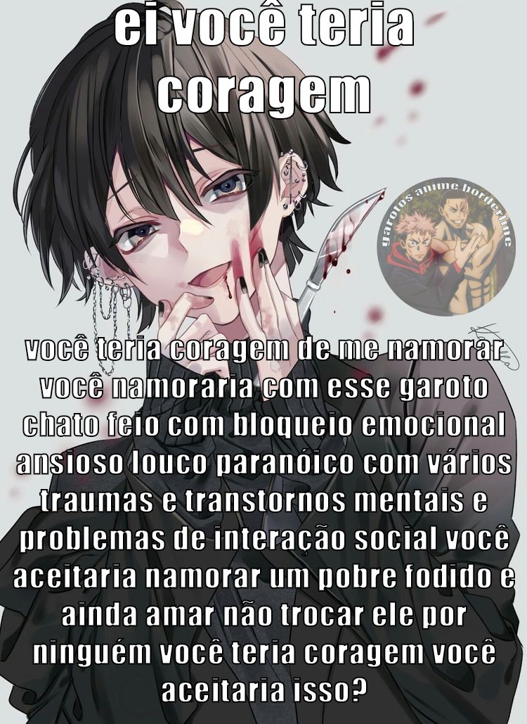 Qual garoto de anime você namoraria?