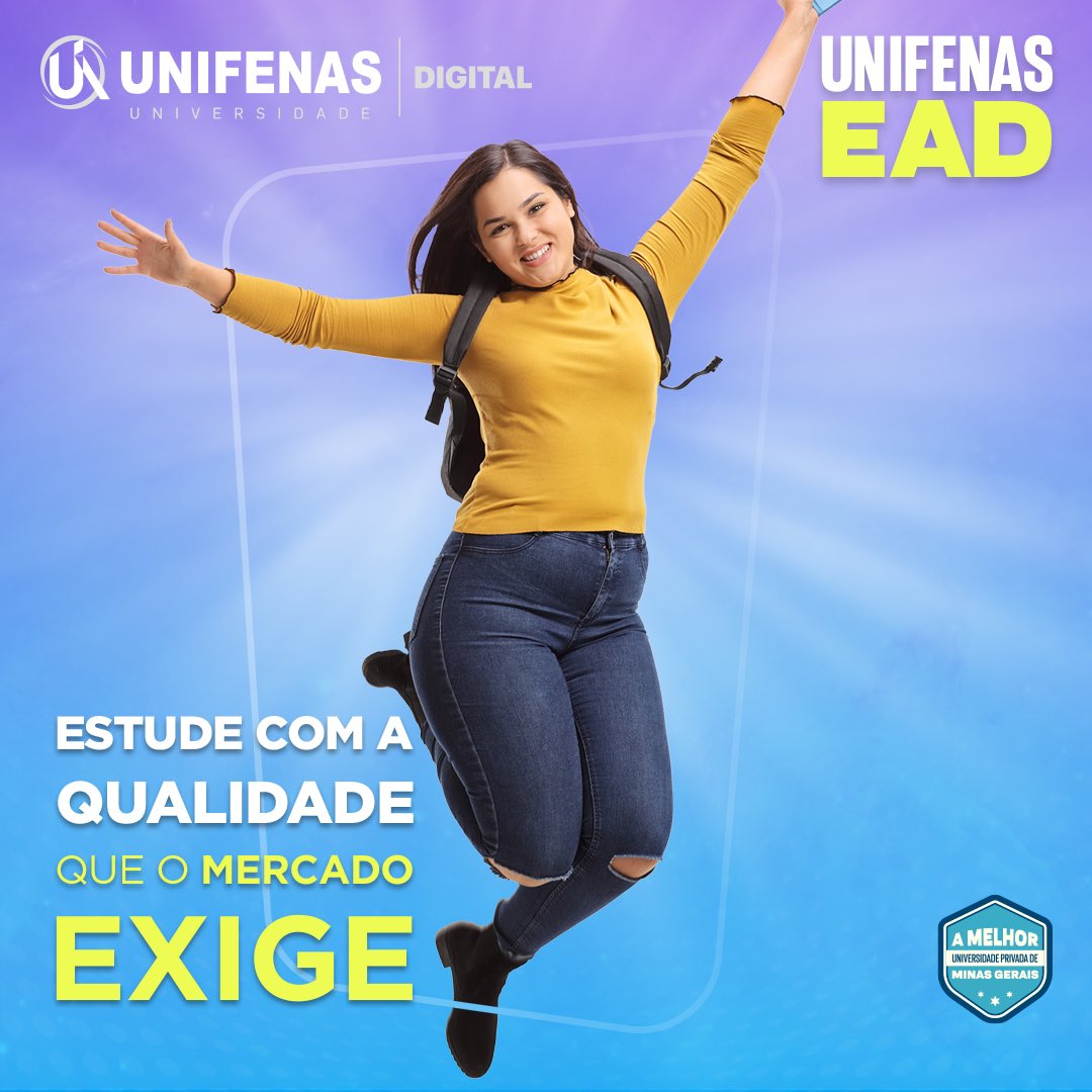 O mercado de trabalho não está brincadeira! 

A competitividade e as exigências são cada vez maiores. 
Escolha a melhor universidade privada do Brasil, escolha a UNIFENAS. 

🚀 Inscreva-se já!

👉 ead.unifenas.br
#vestibular #enem #estudos #vestibulando #faculdade