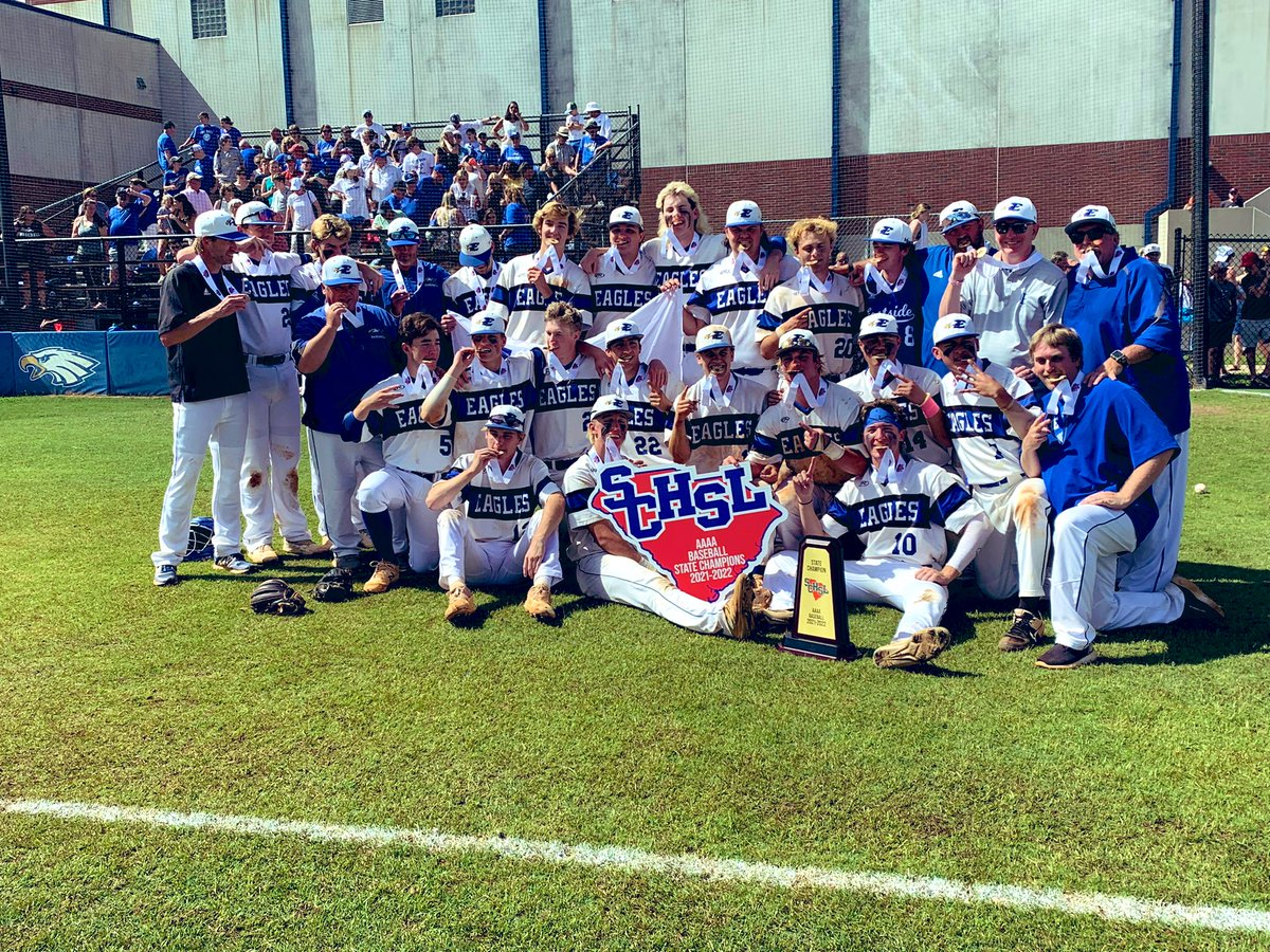 SCHSL's tweet image. 👏 Congratulations! @EastsideEagles3 @EaglesofEHS wins Class AAAA ⚾️ 🥇🏆