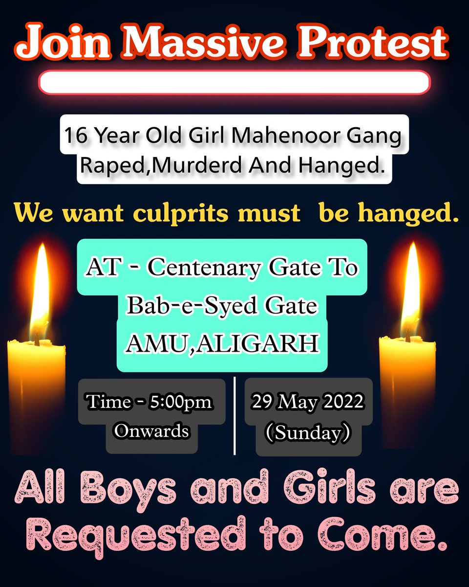 bakhtiyar4U's tweet photo. I am requesting all my colleagues to come forward against rape.
 I am involved in a massive protest...
#JusticeForKatiharGirl https://t.co/whPW6oEoKx